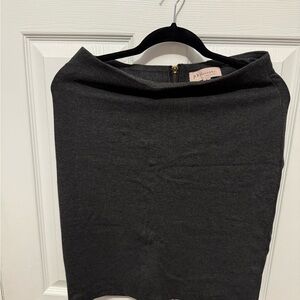 Philosophy Gray Midi Pencil Skirt for Work